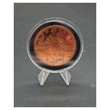 Golden State Mint Standing Liberty .999 Fine Copper Round