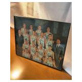 1958 NCAA Champions 'Fiddlin' Five' Kentucky Wildcats Team Photograph with Signatures