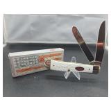 Case XX SparXX White Synthetic Standard Jig Trapper 6254 SS Knife with Box
