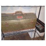 Two Metal Toolboxes with Assorted Hand Tools and Hardware