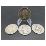 Washington Quarter Collection (3) 1934, 1936, 1957