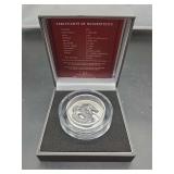 2025 Fiji 1 oz .999 Silver Two Dollar Year of the Snake Coin