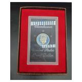 1972 Eisenhower United States Proof Dollar in Display Case
