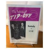 1964 The Wildcat Tip-Off Kentucky vs LSU Official Program