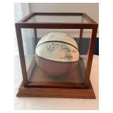 1996  Championship UK Autographed Basketball with Display Case