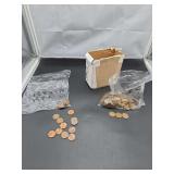 Wheat Penny Collection with Dated Examples