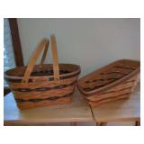 Longaberger Traditions Collection Community Basket 1996 Edition and Longaberger Baskets Handwoven