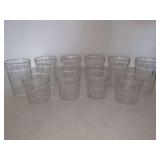Set of Nine Glass Drinking Vessels