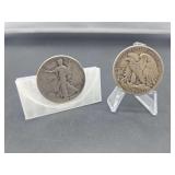1940-1943 United States Walking Liberty Half Dollar Coin Set