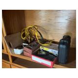 Central Pneumatic 2-in-1 Nailer Stapler, Jumper Cables, and Hand Tools