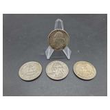 1961-1963 United States Washington Quarter Dollar Coins