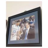 Framed Photograph Signed by John Calipari and Anthony Davis
