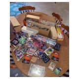 Baseball Card Collection with Boxes