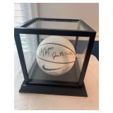 Autographed UK Basketball signed by Joe Hall, Kyle Macy, and others