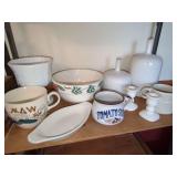 Crock Shop Santa Ana, CA Bowl with Apple Design