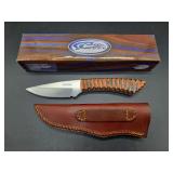 Lite Edge .12 Chrome Steel Blade Knife with Leather Sheath