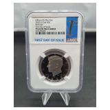 2020-S Kennedy Half Dollar, Official US Mint Set, Clad 50C, Birth Set, First Day of Issue, PF 69 Ultra Cameo, NGC