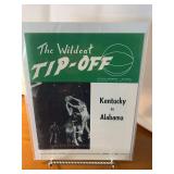 1965 Kentucky vs. Alabama Basketball Program