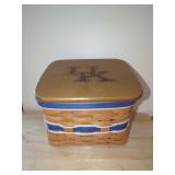 Longaberger Kentucky Wildcats Basket with Lid and Protector