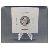 One Troy Gram .999 Fine Silver Round with Buffalo and Native American Design