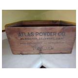 Atlas Powder Company Wooden Shipping Box
