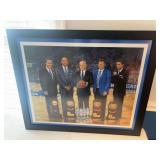 Framed Bruce Crawford University of Kentucky Painting