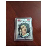 Mickey Mantle Topps Commemorative Set Card