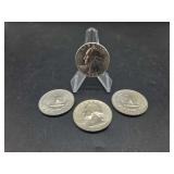 1964 United States Silver Quarter Dollar Coin Assortment