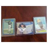 Michael Jordan, George Brett, and Tony Gwynn Baseball Cards