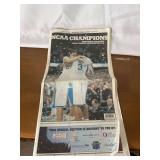2012 NCAA Champions Kentucky Wildcats Newspaper