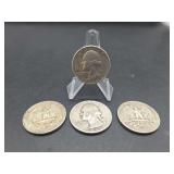 Washington Quarter Coin Assortment (4)