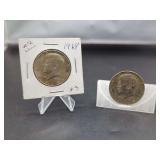 1969 Kennedy Half Dollar Coins