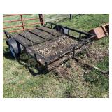 Utility Trailer with Drop Gate