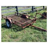 Giles Single Axle Utility Trailer