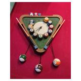 Novelty Billiards Themed Wall Clock