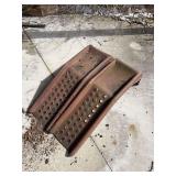 Pair of Perforated Steel Ramps