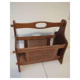 Cane Magazine Rack