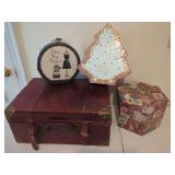 Decorative Storage Boxes, Collection of Four