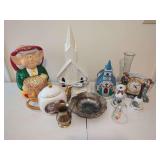 Church Figurines, Bells, and Decorative Clock