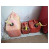 Three Gasoline Containers
