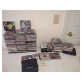 Media Music Collection - CDs, Cassettes and CD Carrying Case