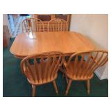 Dining Table with Four Chairs