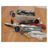 Kitchen Utensils Including International Silver Company Server