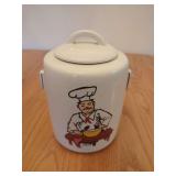 McCoy Stoneware Cookie Jar with Chef Motif