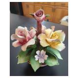 Floral Ceramic Arrangement with Roses