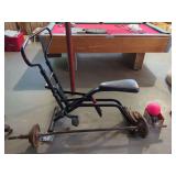 Body by Jake Ab Scissor Exercise Machine with Free Weights and Accessories
