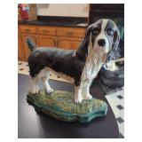 Cast Metal Springer Spaniel Statue