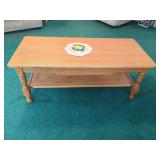 Coffee Table with Lower Shelf