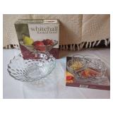 Tiffany Round Dish and Whitehall Footed Bowl