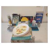 Dinnerware, Flatware, and Storage Bag